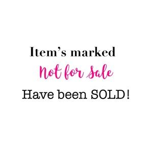 If it’s marked “Not for Sale”